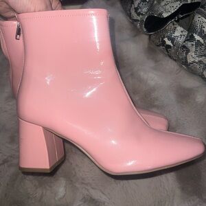 Pink Ankle Boots